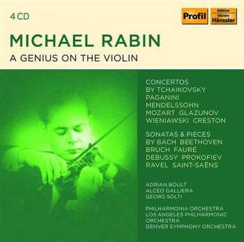 4CD Michael Rabin: A Genius on the Violin 477259