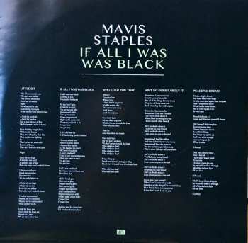 LP Mavis Staples: If All I Was Was Black 610901