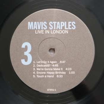 2LP Mavis Staples: Live In London 598508