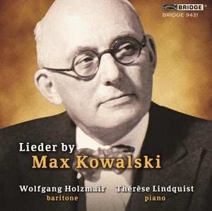 CD Wolfgang Holzmair: Lieder By Max Kowalski 475094