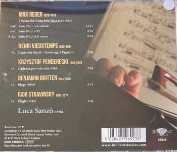 CD Max Reger: 3 Suites For Viola Solo 568251