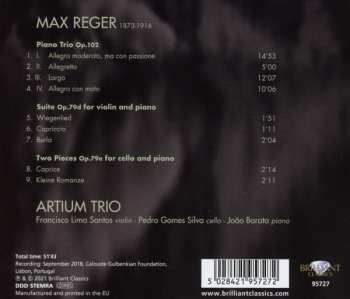 CD Max Reger: Piano Trio Op. 102 559416