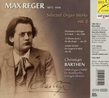 CD Max Reger: Selected Organ Works Vol. 3 621795