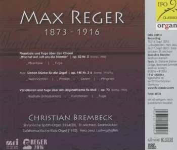 CD Max Reger: Max Reger 1873-1916 600793