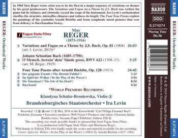 CD Max Reger: Orchestral Works 599851