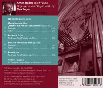 CD Max Reger: Anton Heiller Spielt Orgelwerke von Max Reger = Anton Heiller Plays Organ Works By Max Reger 563527