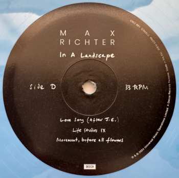 2LP Max Richter: In A Landscape CLR | LTD 620945