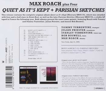 CD Max Roach Plus Four: Quiet As It's Kept + Parisian Sketches 600584