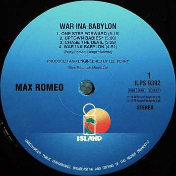 LP Max Romeo: War Ina Babylon 619500