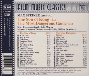 CD Max Steiner: The Son Of Kong / The Most Dangerous Game 150801