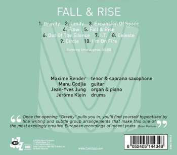 CD Maxime Bender: Fall & Rise 587185