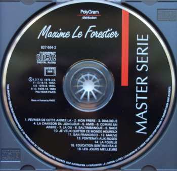 CD Maxime Le Forestier: Master Serie 634060