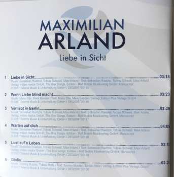 CD Maxi Arland: Liebe In Sicht 581252