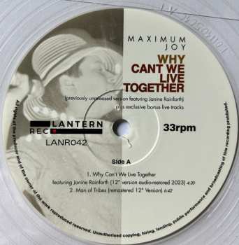 LP Maximum Joy: Why Can't We Live Together CLR 594111