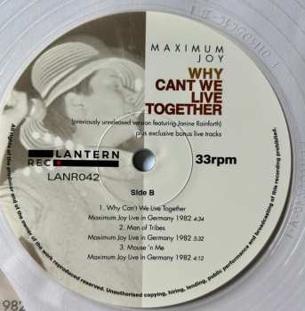 LP Maximum Joy: Why Can't We Live Together CLR 594111