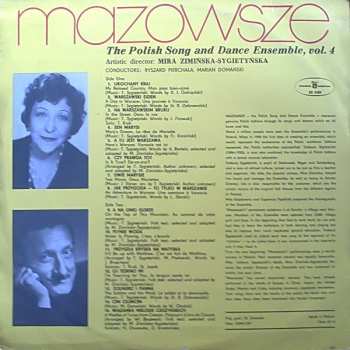 LP Mazowsze: The Polish Song And Dance Ensemble, Vol. 4 521979