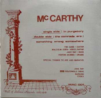 2LP/SP McCarthy: I Am A Wallet CLR | LTD 575896