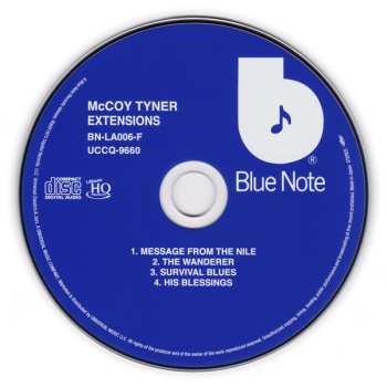 CD McCoy Tyner: Extensions LTD 589014