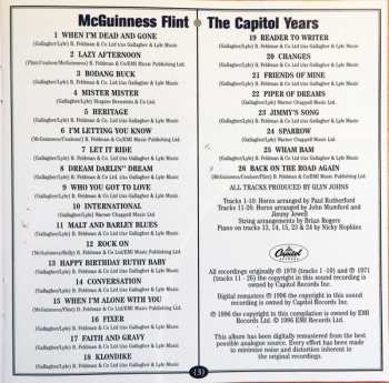 CD McGuinness Flint: The Capitol Years 649011