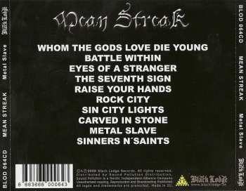 CD Mean Streak: Metal Slave 180150