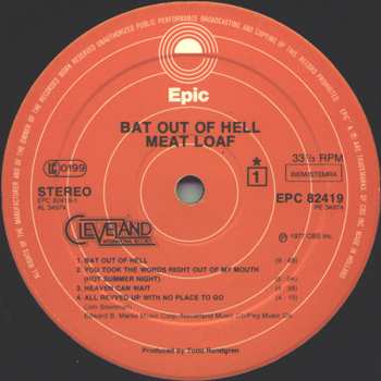 LP Meat Loaf: Bat Out Of Hell 523036