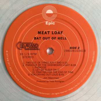 LP Meat Loaf: Bat Out Of Hell CLR | LTD 610434