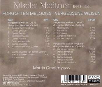 2CD Nikolai Medtner: Forgotten Melodies / Vergessene Weisen 579749