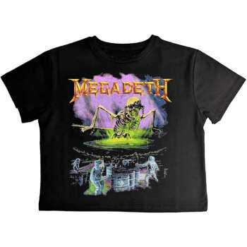 Merch Megadeth: Dámské Crop Top Contaminated