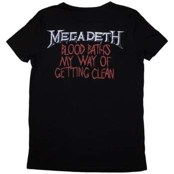 Merch Megadeth: Megadeth Ladies T-shirt: Black Friday (back Print) (small) S