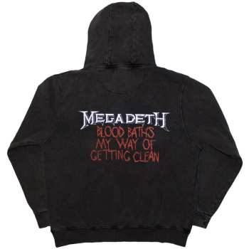 Merch Megadeth: Megadeth Unisex Pullover Hoodie: Black Friday (back Print & Wash Collection) (small) S