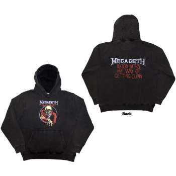 Merch Megadeth: Megadeth Unisex Pullover Hoodie: Black Friday (back Print & Wash Collection) (small) S