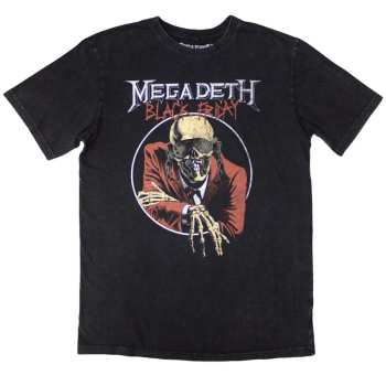 Merch Megadeth: Stone Wash Tričko Black Friday