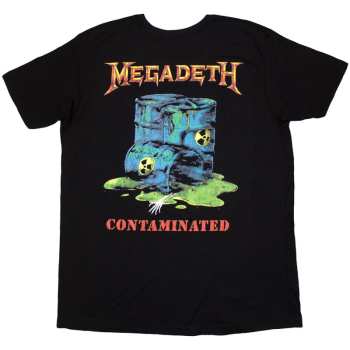 Merch Megadeth: Megadeth Unisex T-shirt: Contaminated (back Print) (small) S