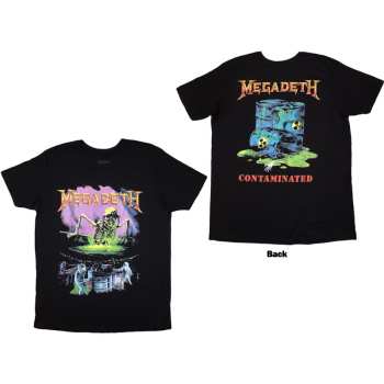 Merch Megadeth: Megadeth Unisex T-shirt: Contaminated (back Print) (small) S