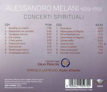 2CD Alessandro Melani: Concerti Spirituali 649682