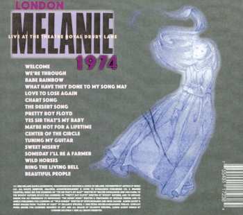 CD Melanie: 1974 London (Melanie Live At The Theatre Royal Drury Lane, London 1974) 626448