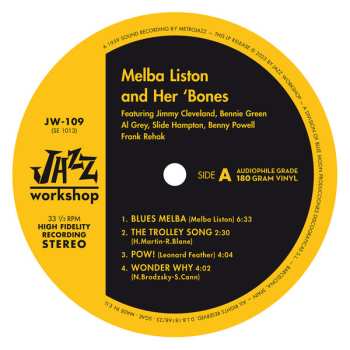 LP Melba Liston: Melba Liston And Her 'Bones 620159