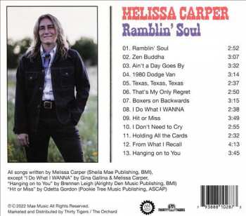 CD Melissa Carper: Ramblin’ Soul 420507