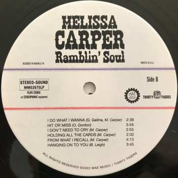 LP Melissa Carper: Ramblin’ Soul 561673