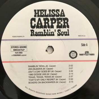 LP Melissa Carper: Ramblin’ Soul 561673