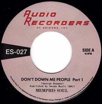 SP Memphis Soul: Don't Down Me People 588605