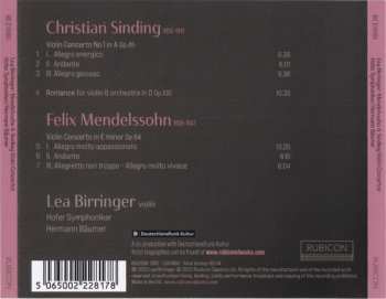 CD Felix Mendelssohn-Bartholdy: Violin Concertos 560170