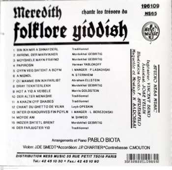 CD Meredith: Chante Les Trésors Du Folklore Yiddish 581893