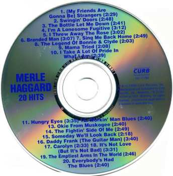 CD Merle Haggard: 20 Hits 611576