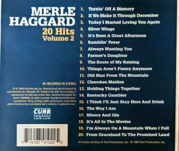 CD Merle Haggard: 20 Hits Volume 2 615959