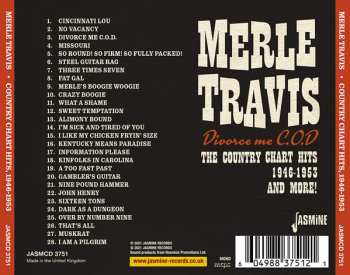 CD Merle Travis: Divorce Me C.O.D. - The Country Chart Hits 1946-1953 And More! 586583