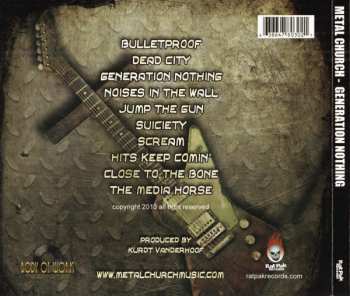 CD Metal Church: Generation Nothing DIGI 13842