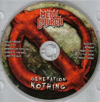 CD Metal Church: Generation Nothing DIGI 13842