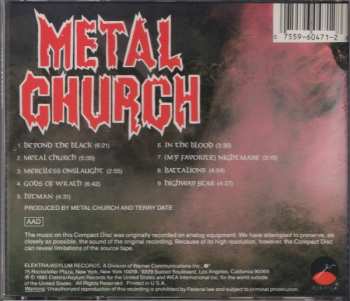 CD Metal Church: Metal Church 183507