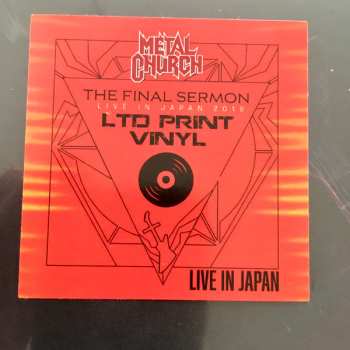 2LP Metal Church: The Final Sermon (Live In Japan 2019) CLR | LTD 588597